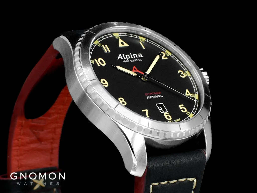 Startimer Pilot Automatic Black Vintage 41mm Ref. AL-525BBG4S26