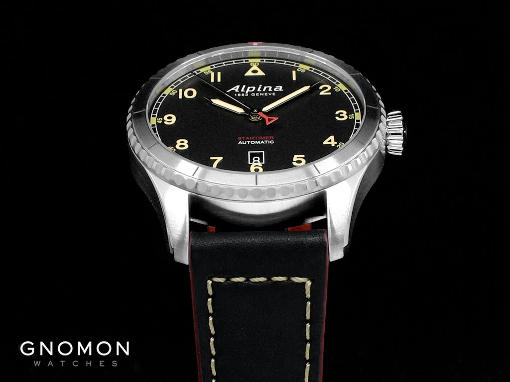 Startimer Pilot Automatic Black Vintage 41mm Ref. AL-525BBG4S26