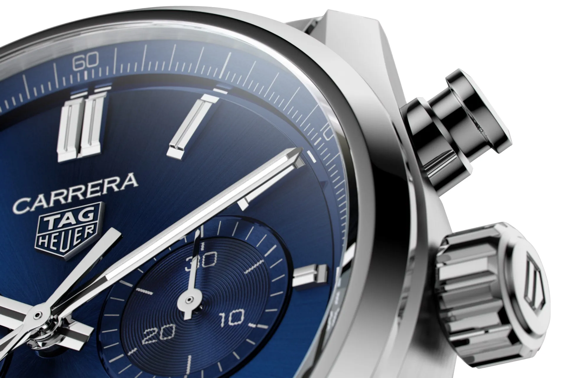 TAG Heuer Carrera Automatic Chronograph Stainless Steel Blue Dial Date Mens Watch CBN2011.BA0642