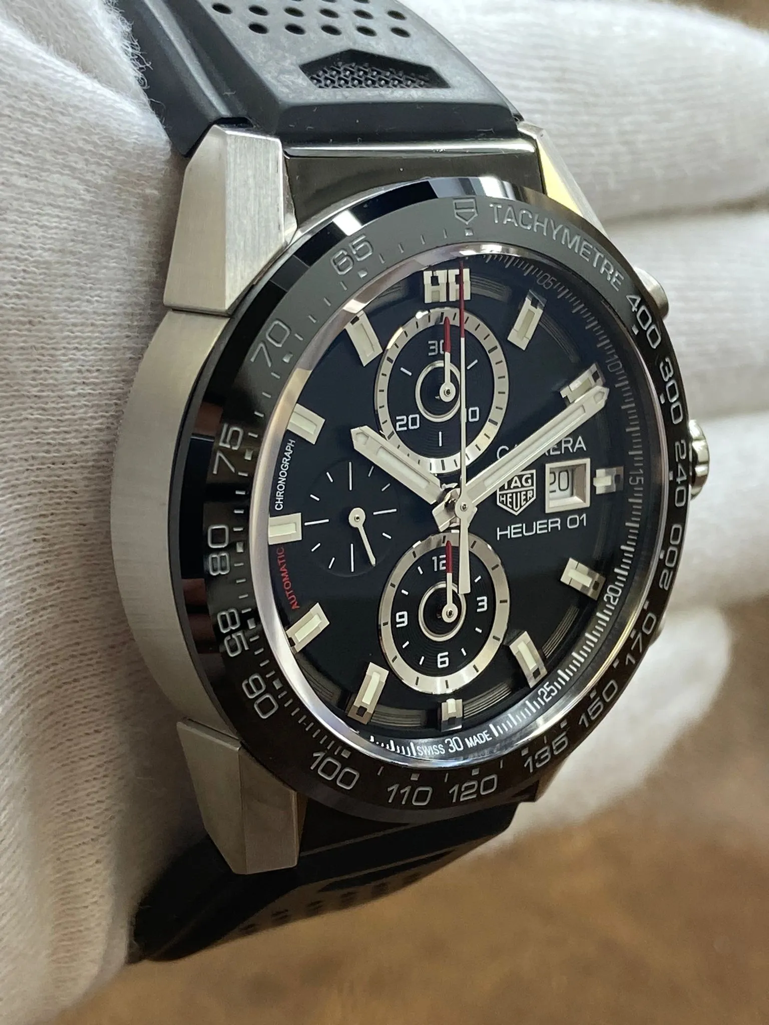TAG Heuer Carrera CAR201Z Black Dial Automatic Men's Watch