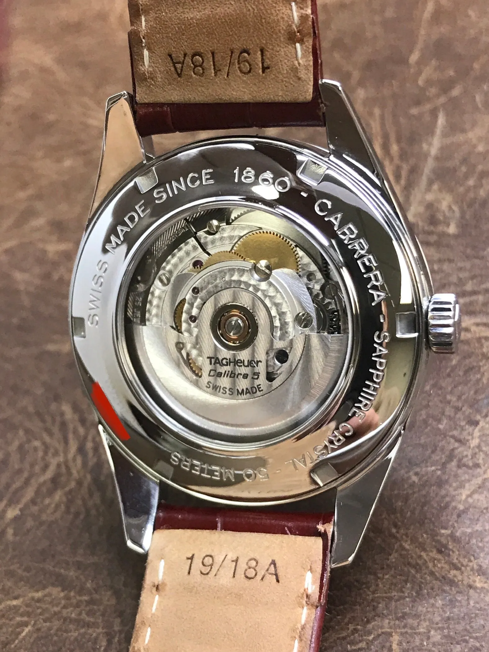 TAG Heuer Carrera WV211A-2 Silver Dial Automatic Men's Watch