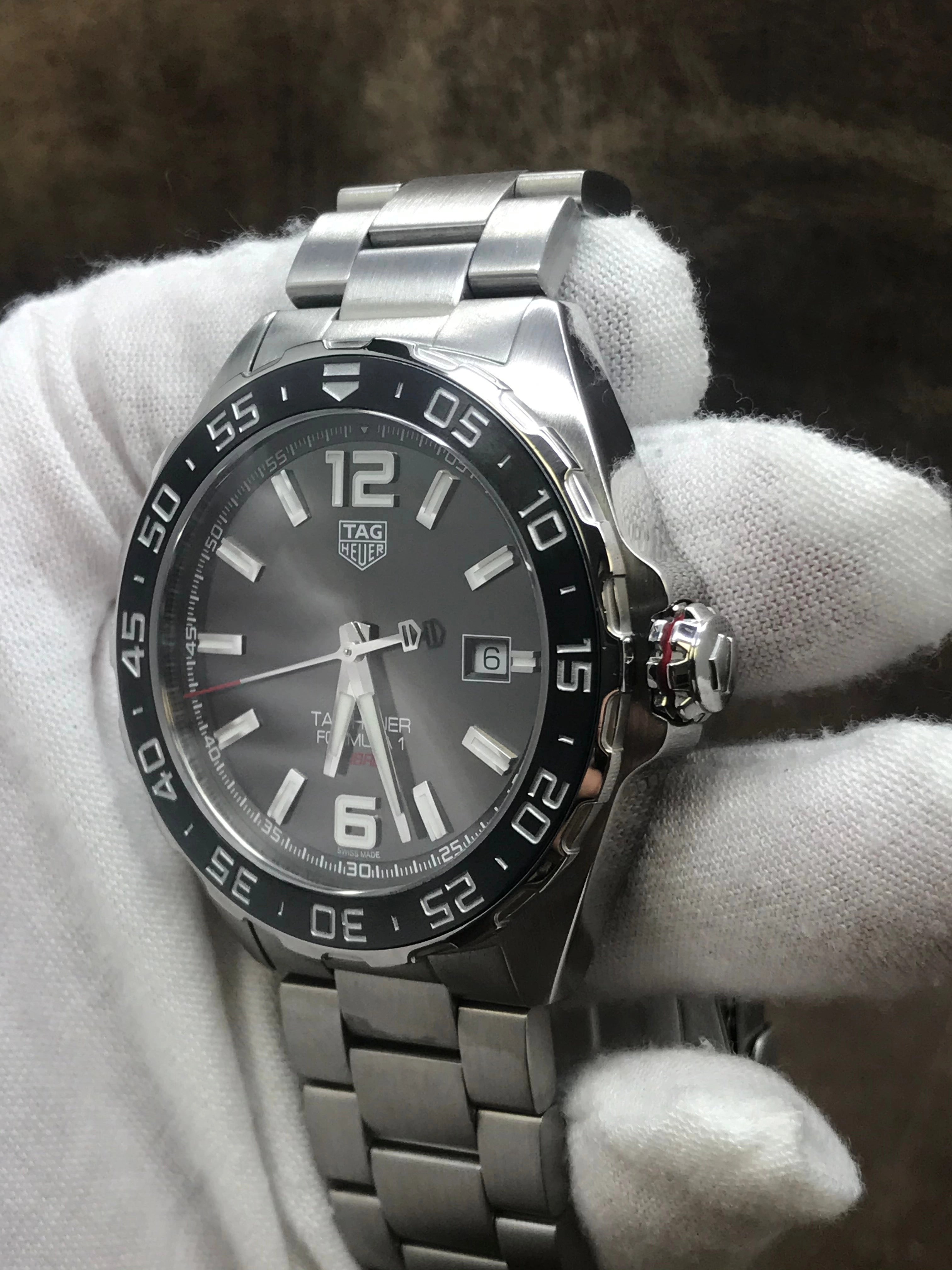 TAG Heuer Formula 1 WAZ2011.BA0842 Anthracite Dial Automatic Men's Watch