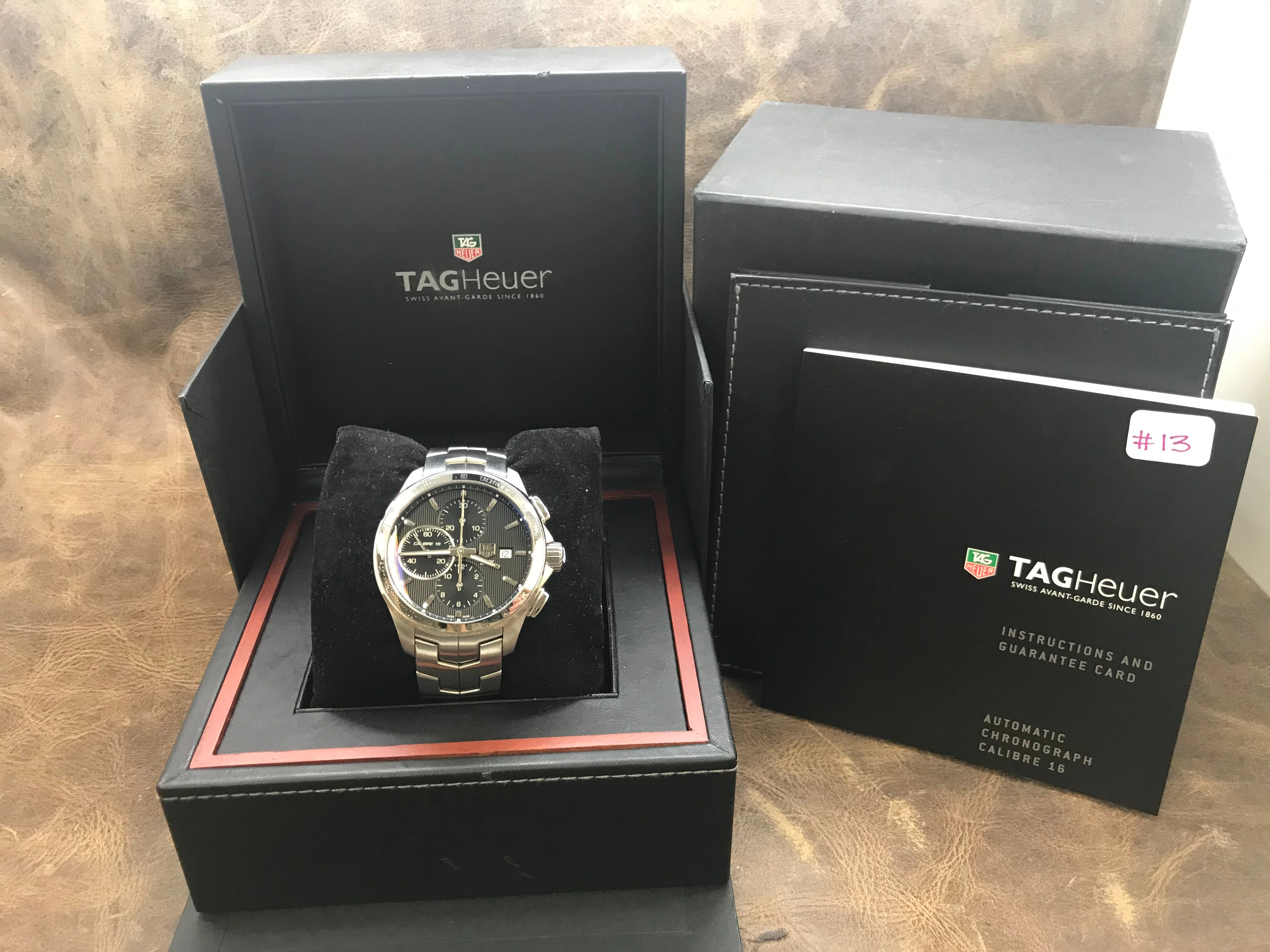TAG Heuer Link Chronograph CAT2010 Black Dial Automatic Men's Watch