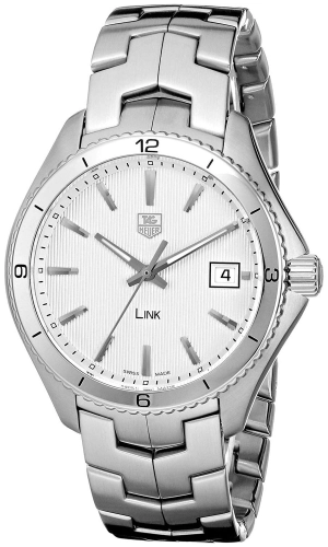 TAG Heuer Link Stainless Steel Silver Dial Date Quartz Mens Watch WAT1111.BA0950