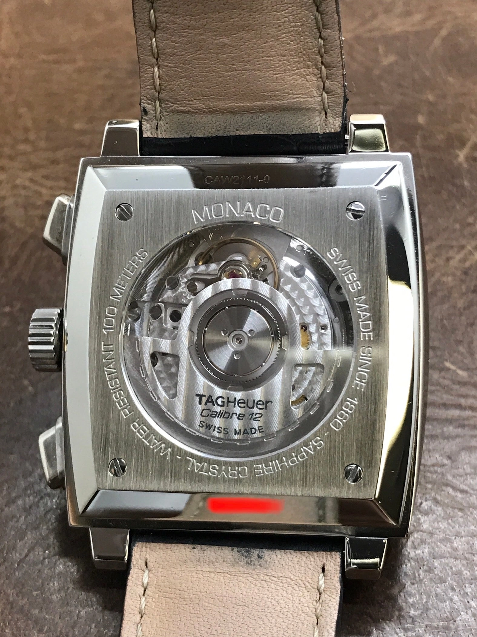 TAG Heuer Monaco Caliber 12 CAW2111 Blue Dial Automatic Men's Watch