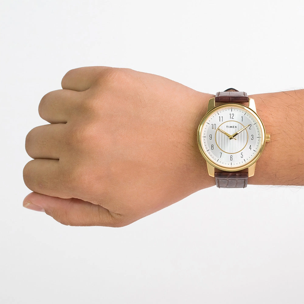 Tg-7S Series 3-Hand 41mm Leather Band