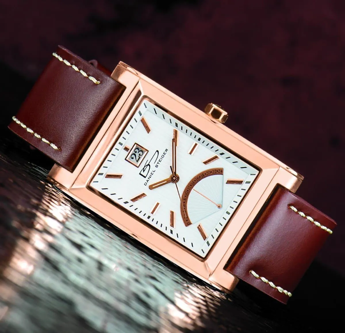 The Monticello Rose Gold Watch
