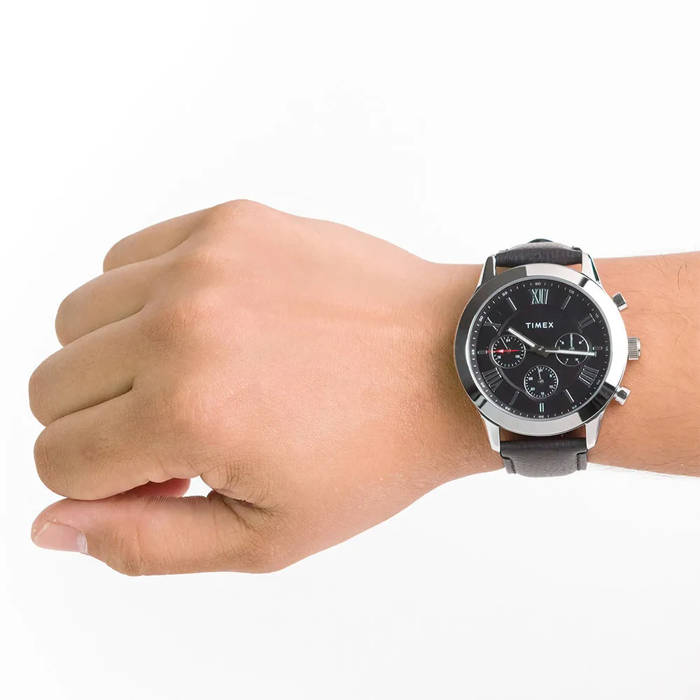 Thompson Multifunction 45mm Leather Band