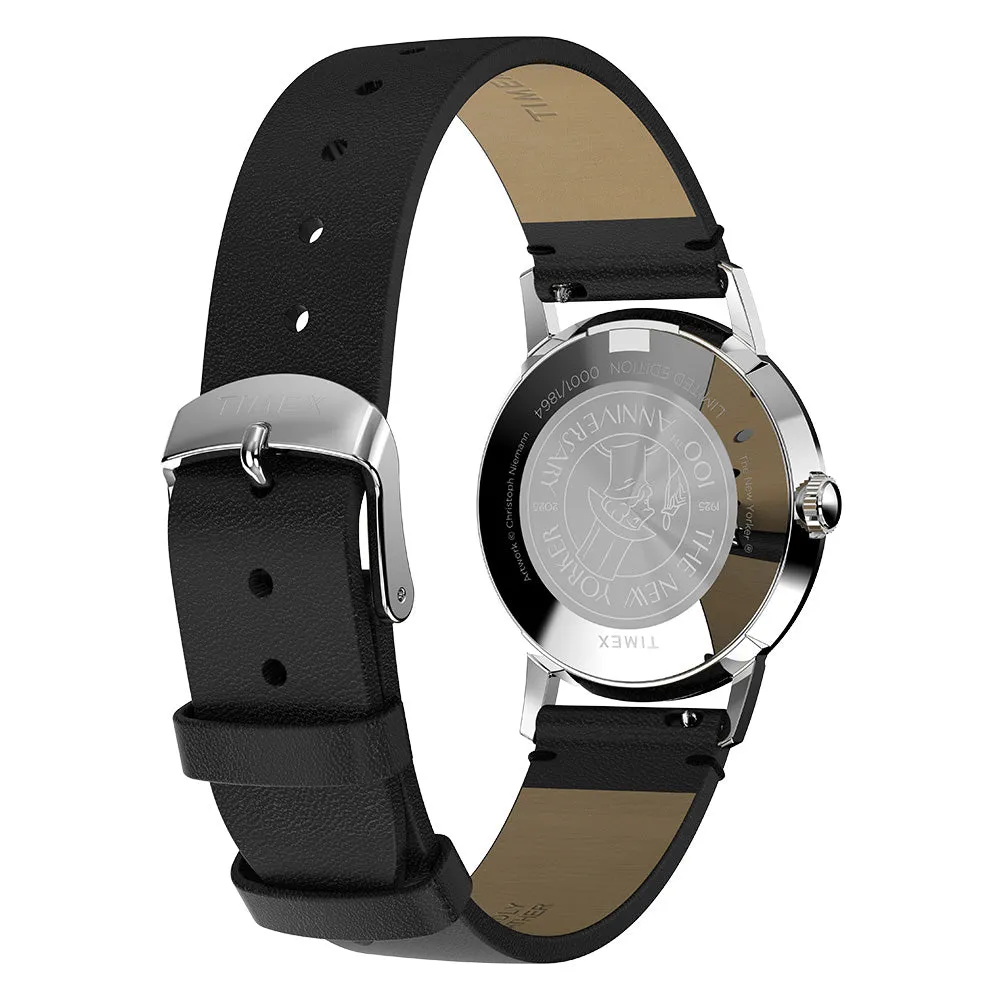 Timex x New Yorker  34mm Leather Band