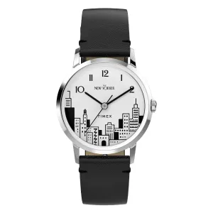 Timex x New Yorker  34mm Leather Band