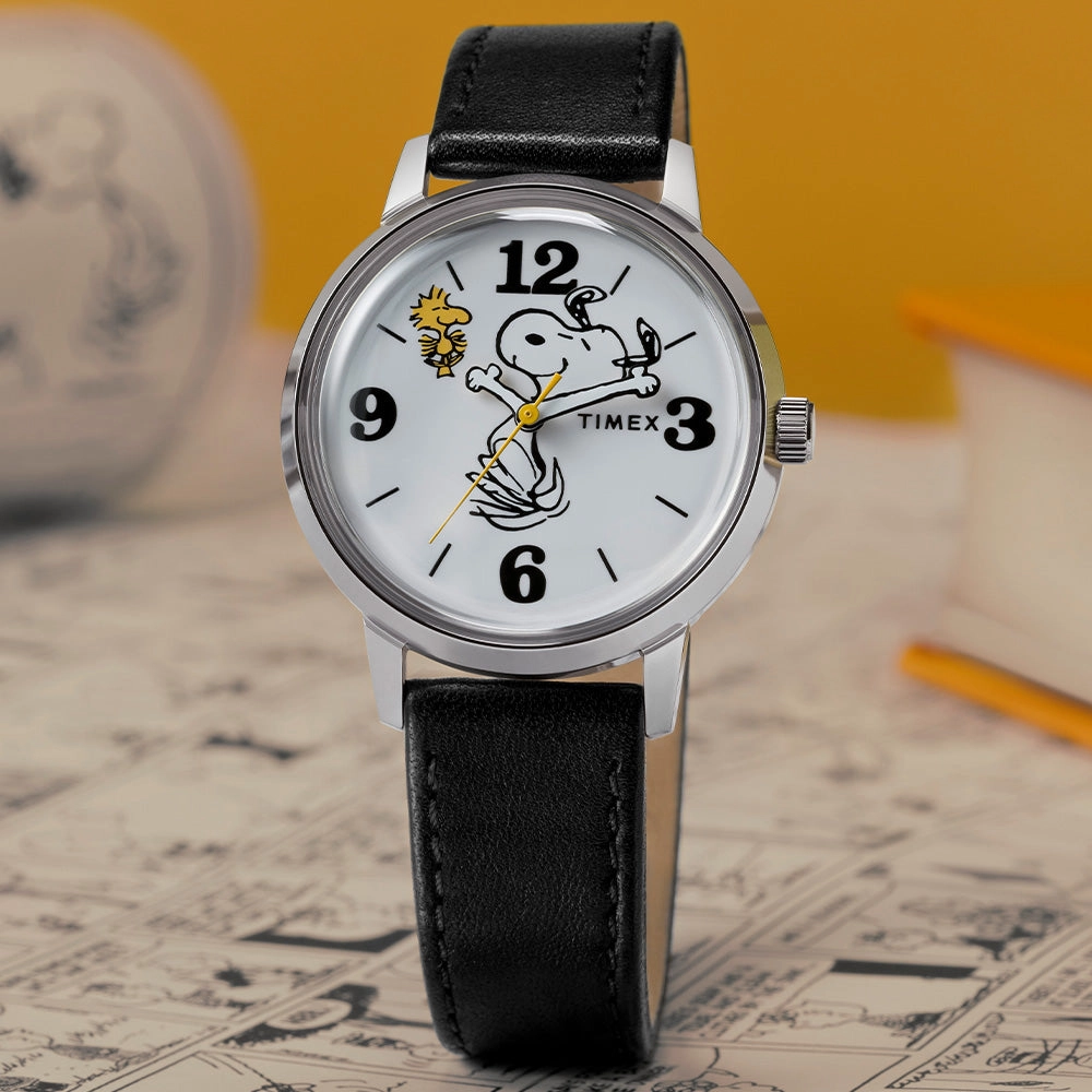 Timex X Peanuts® Marlin® 75Th Anniversary Edition 3-Hand 38mm Leather Band