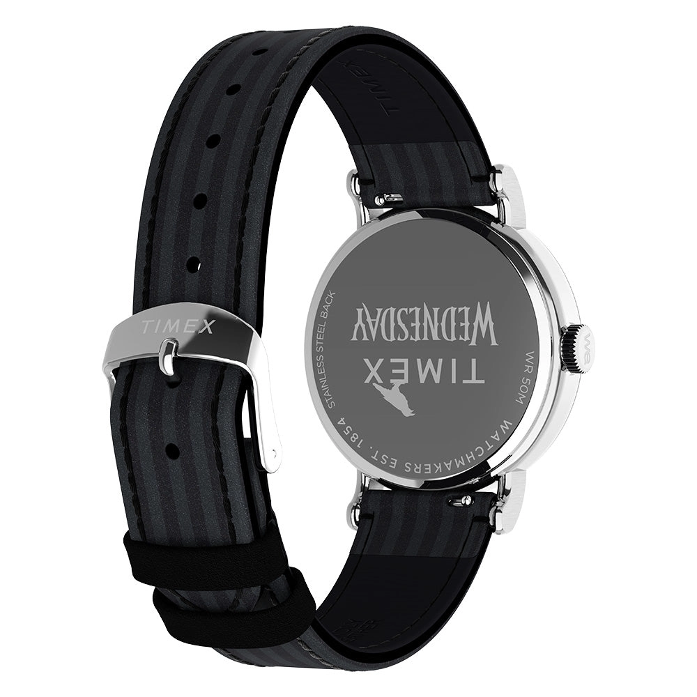 Timex X Wednesday 3-Hand 37mm Leather Band
