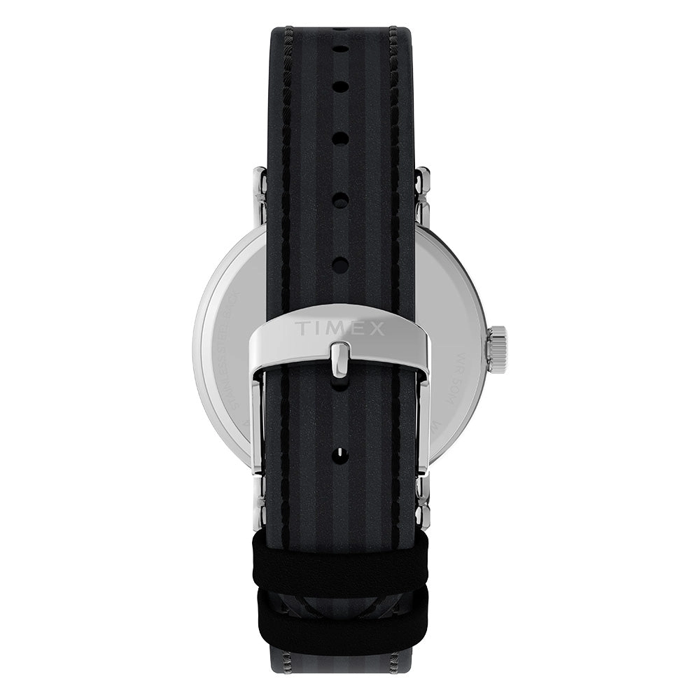 Timex X Wednesday 3-Hand 37mm Leather Band