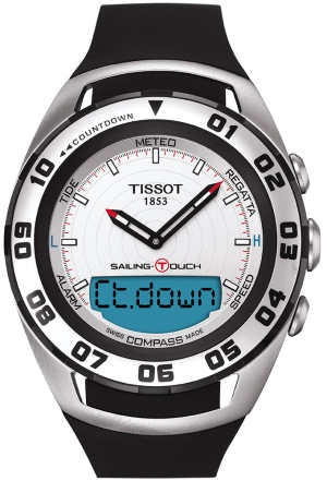 Tissot Men's 'Sailing-Touch' Silver Face Multi-Function