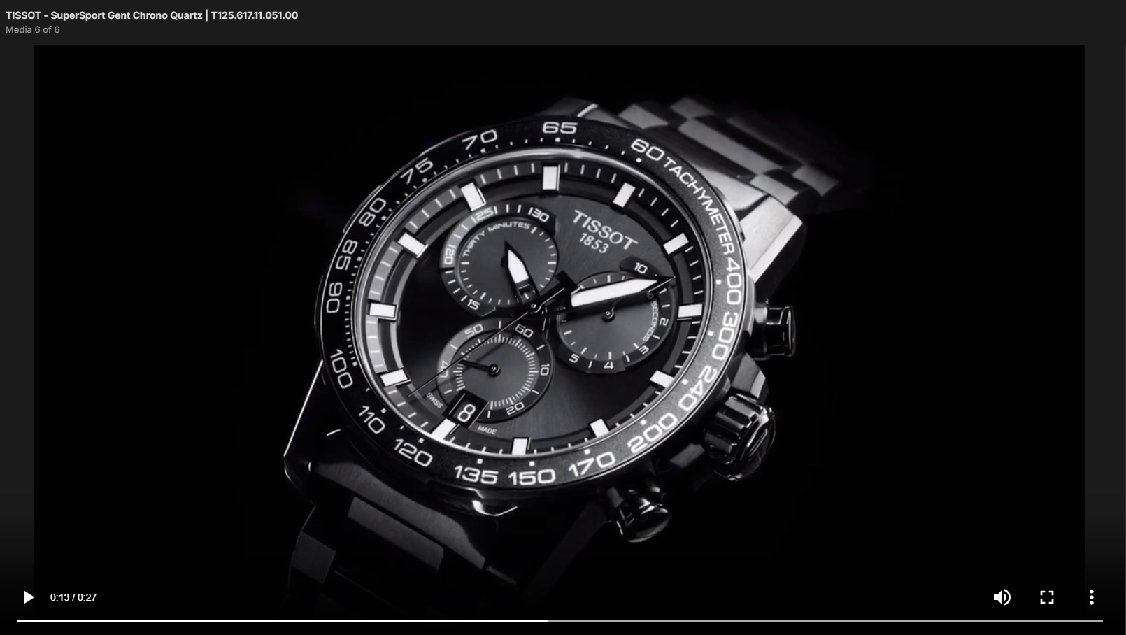 TISSOT - SuperSport Chrono Quartz | T125.617.16.041.00