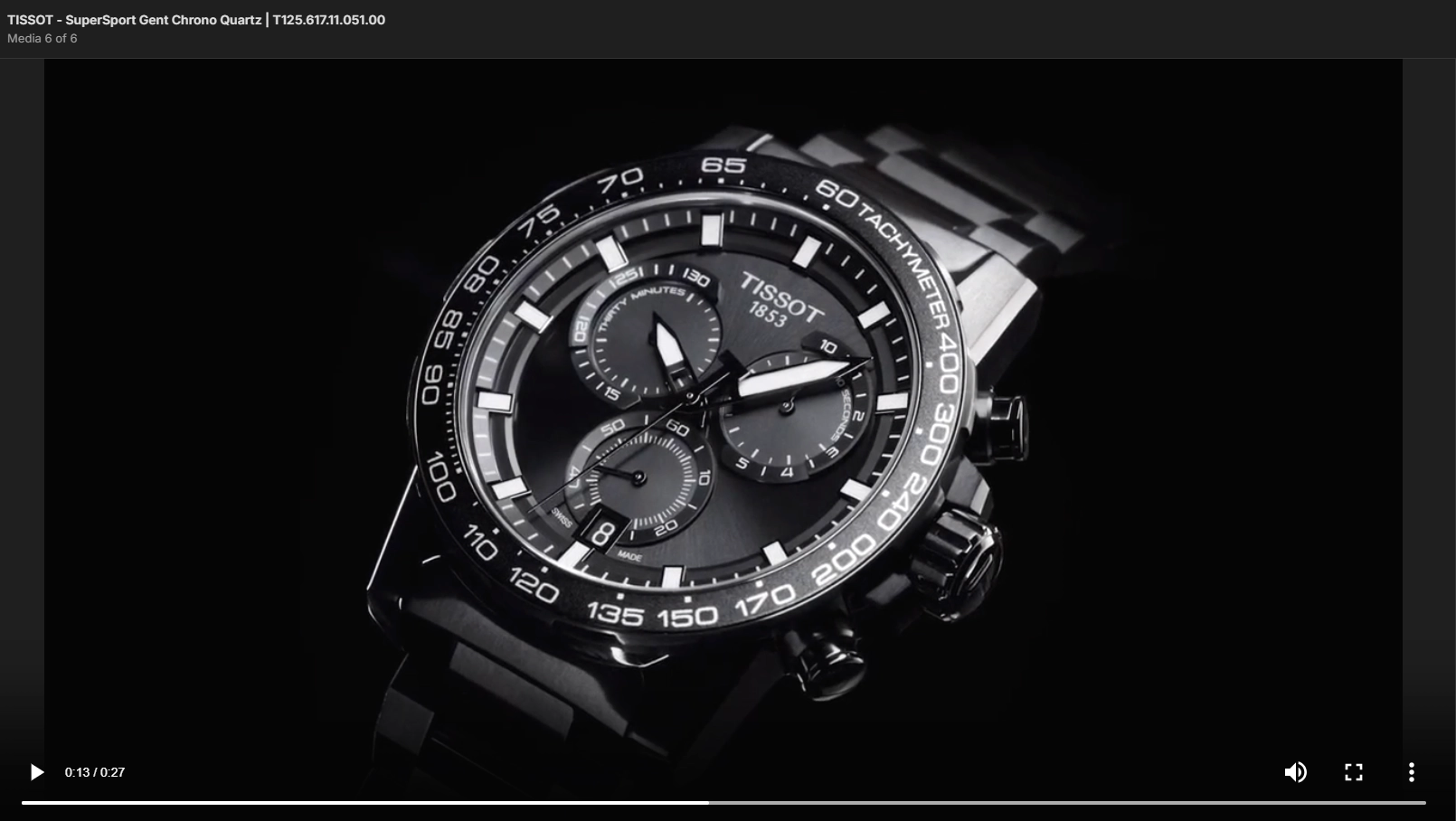 TISSOT - SuperSport Chrono Quartz | T125.617.37.051.01