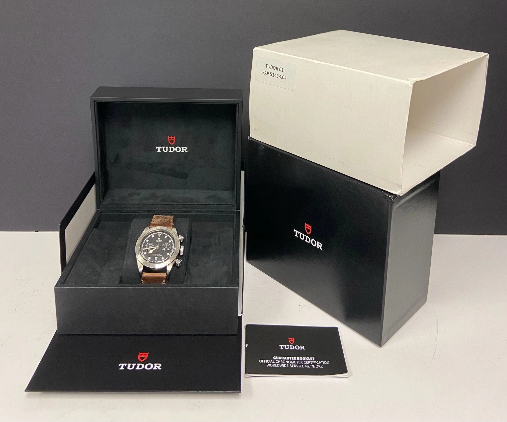 Tudor Black Bay Chrono 41mm 79350 Black Dial Automatic Men's Watch