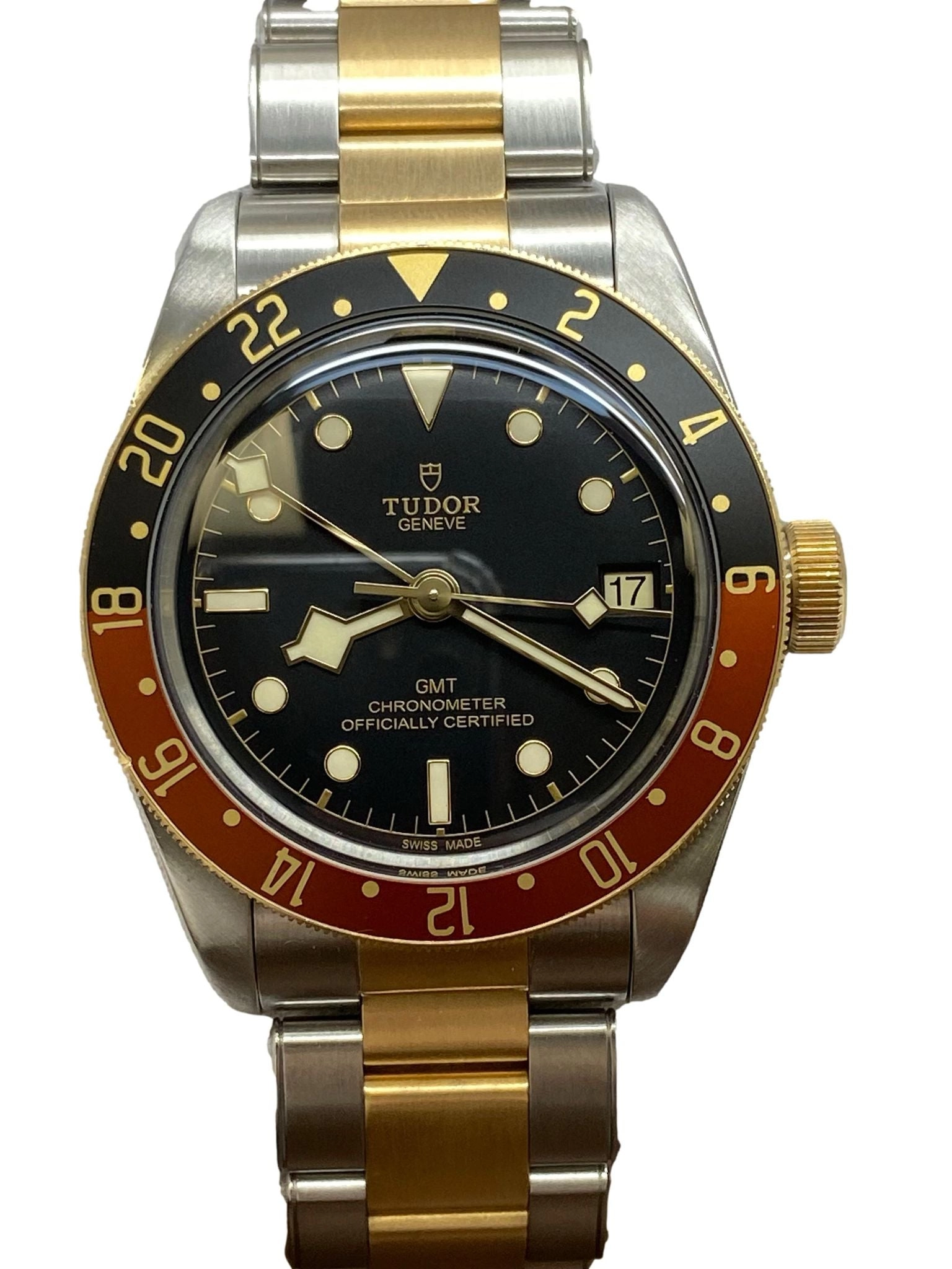 Tudor Black Bay GMT 41mm 79833MN Black Dial Automatic Men's Watch