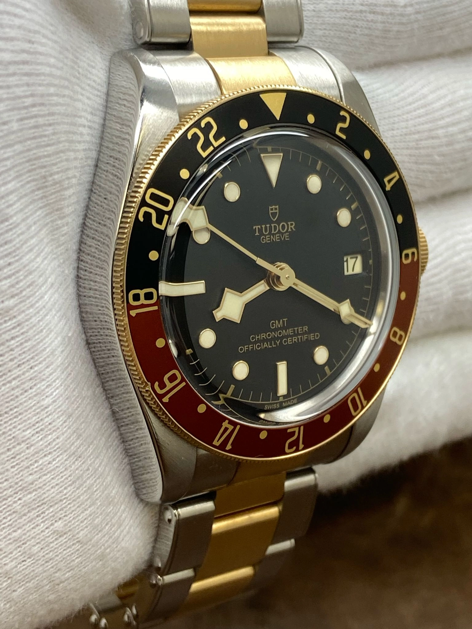 Tudor Black Bay GMT 41mm 79833MN Black Dial Automatic Men's Watch