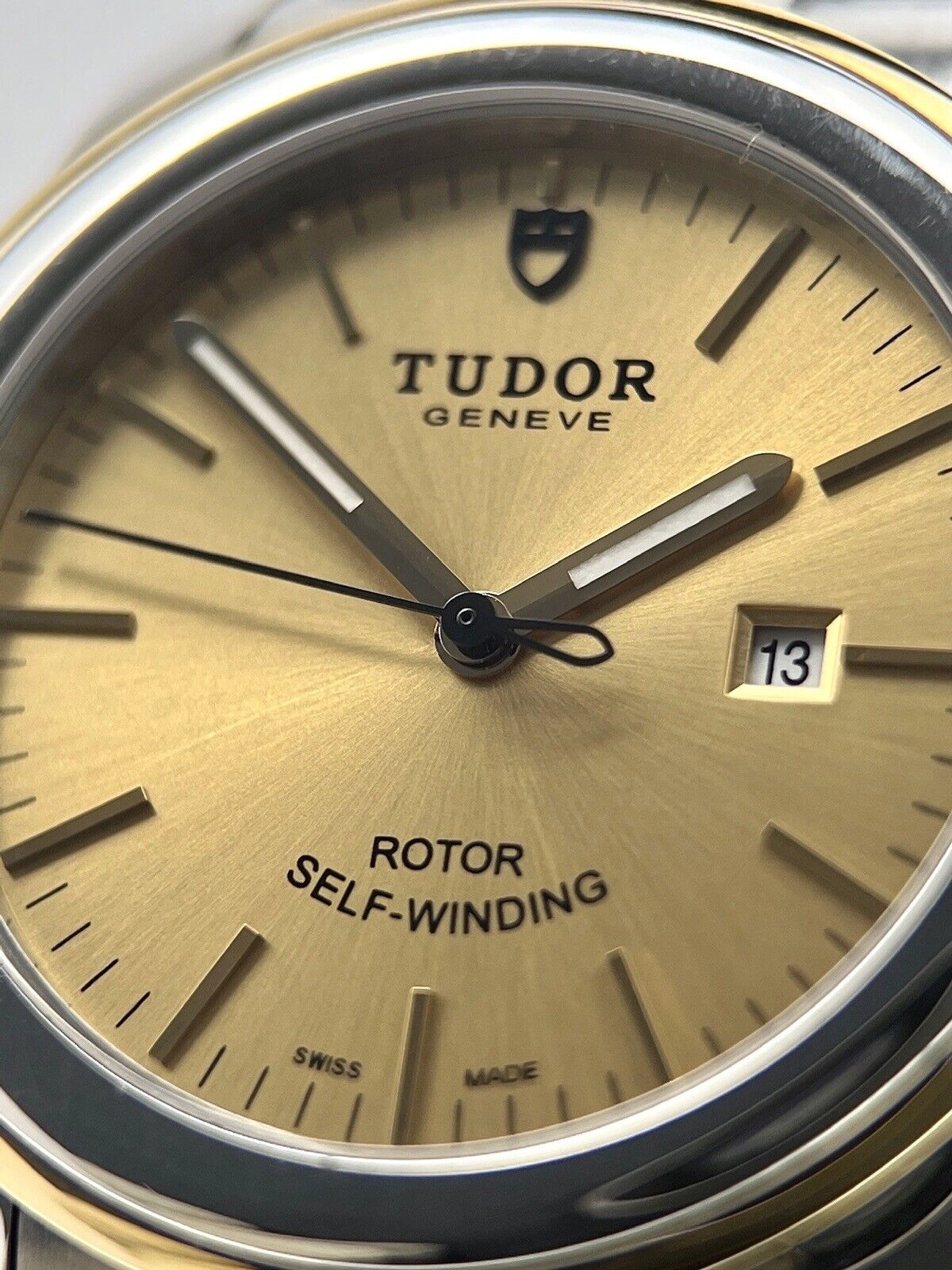 TUDOR Glamor Date 53003 Self-winding 31mm Two Tone Women’s Watch B&P 2023