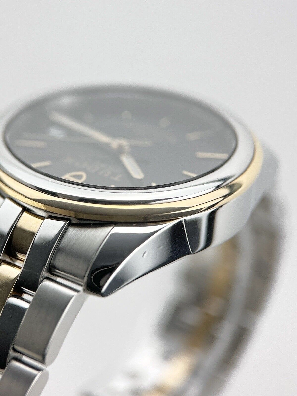 Tudor Glamour Date Ref. 55003 Black Dial 18K & Steel 36mm - Box/Papers