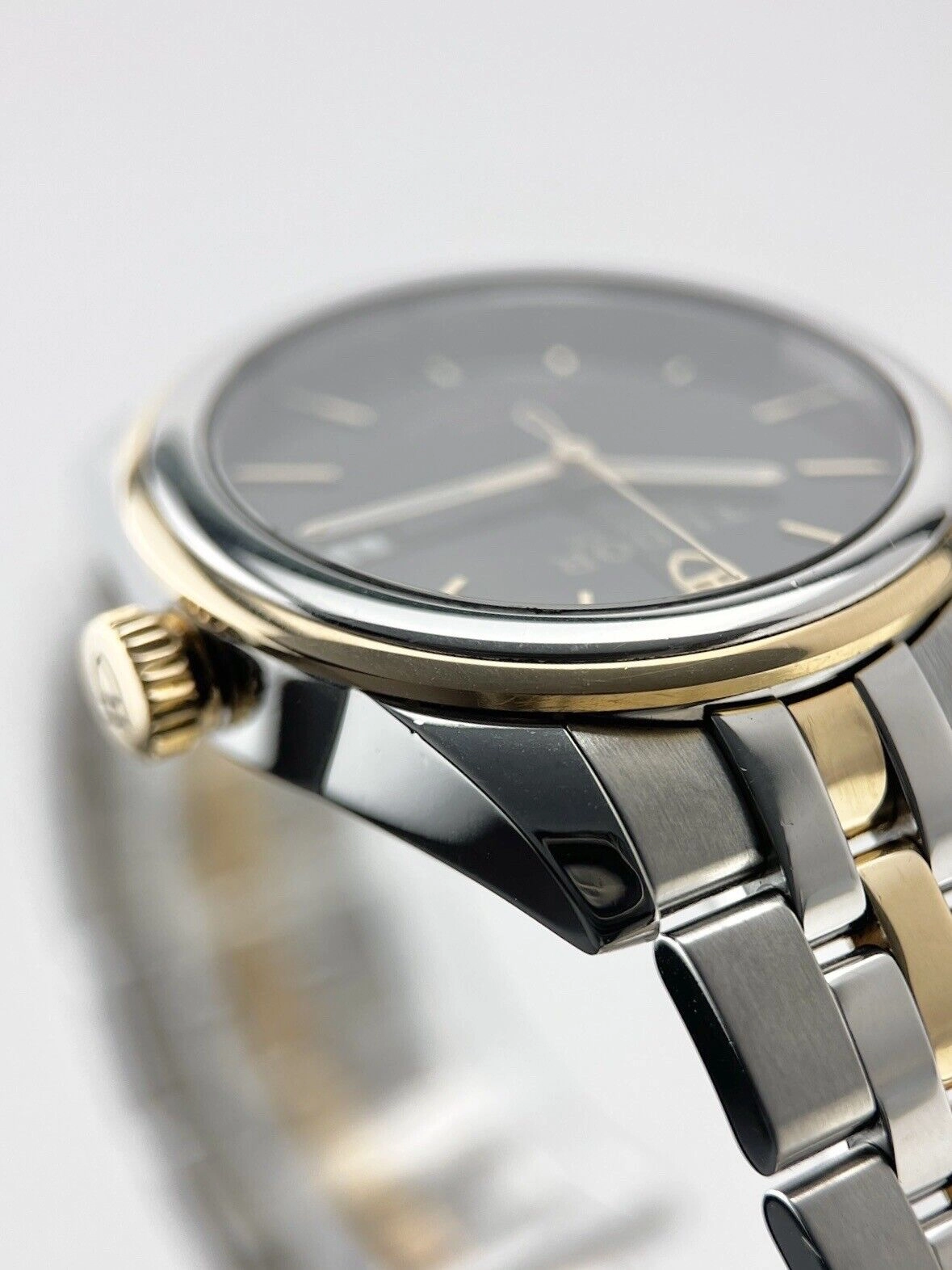 Tudor Glamour Date Ref. 55003 Black Dial 18K & Steel 36mm - Box/Papers