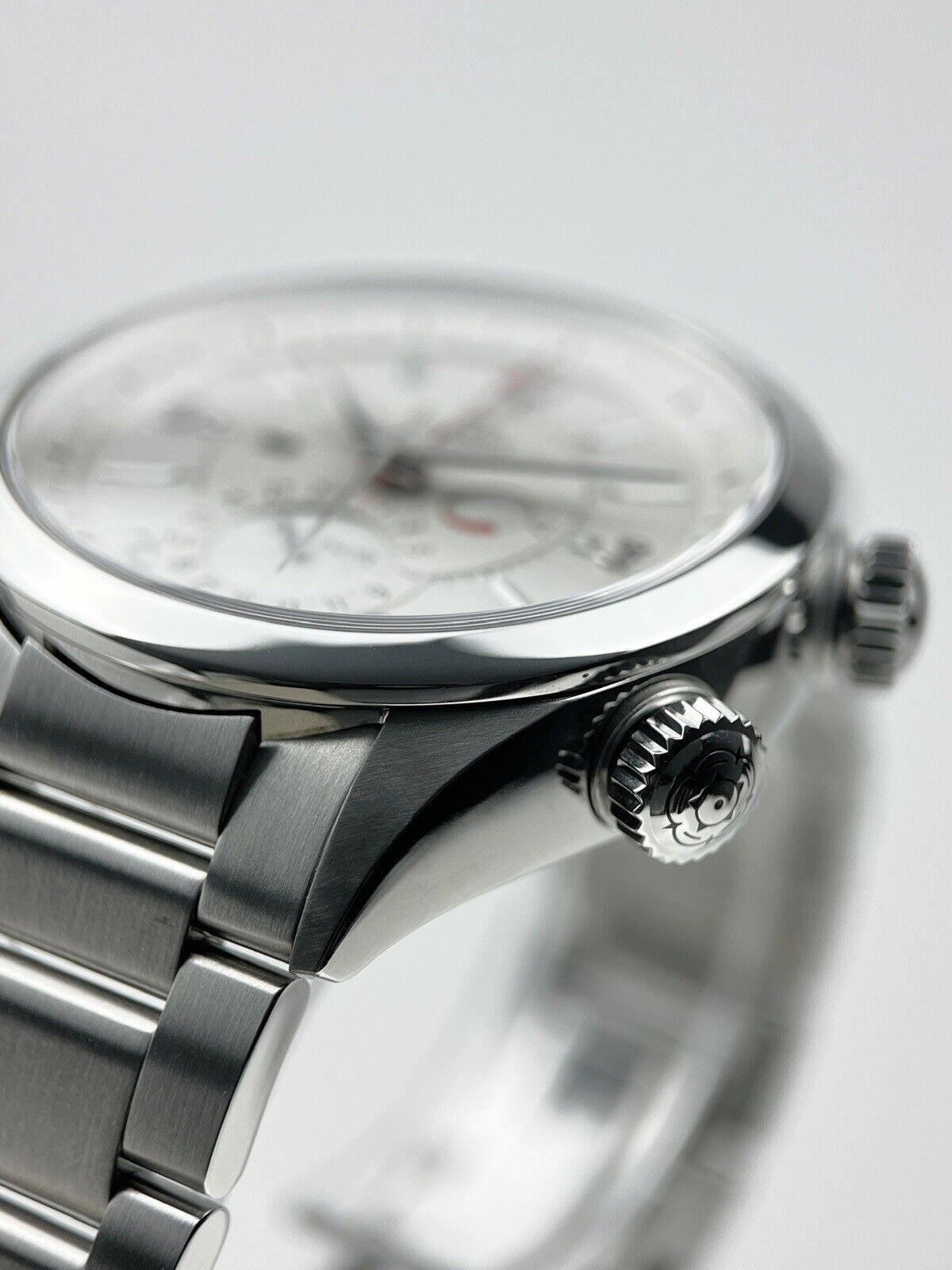 Tudor Heritage Advisor Alarm Stainless Steel 42mm Steel Watch 79620T W/ B&P