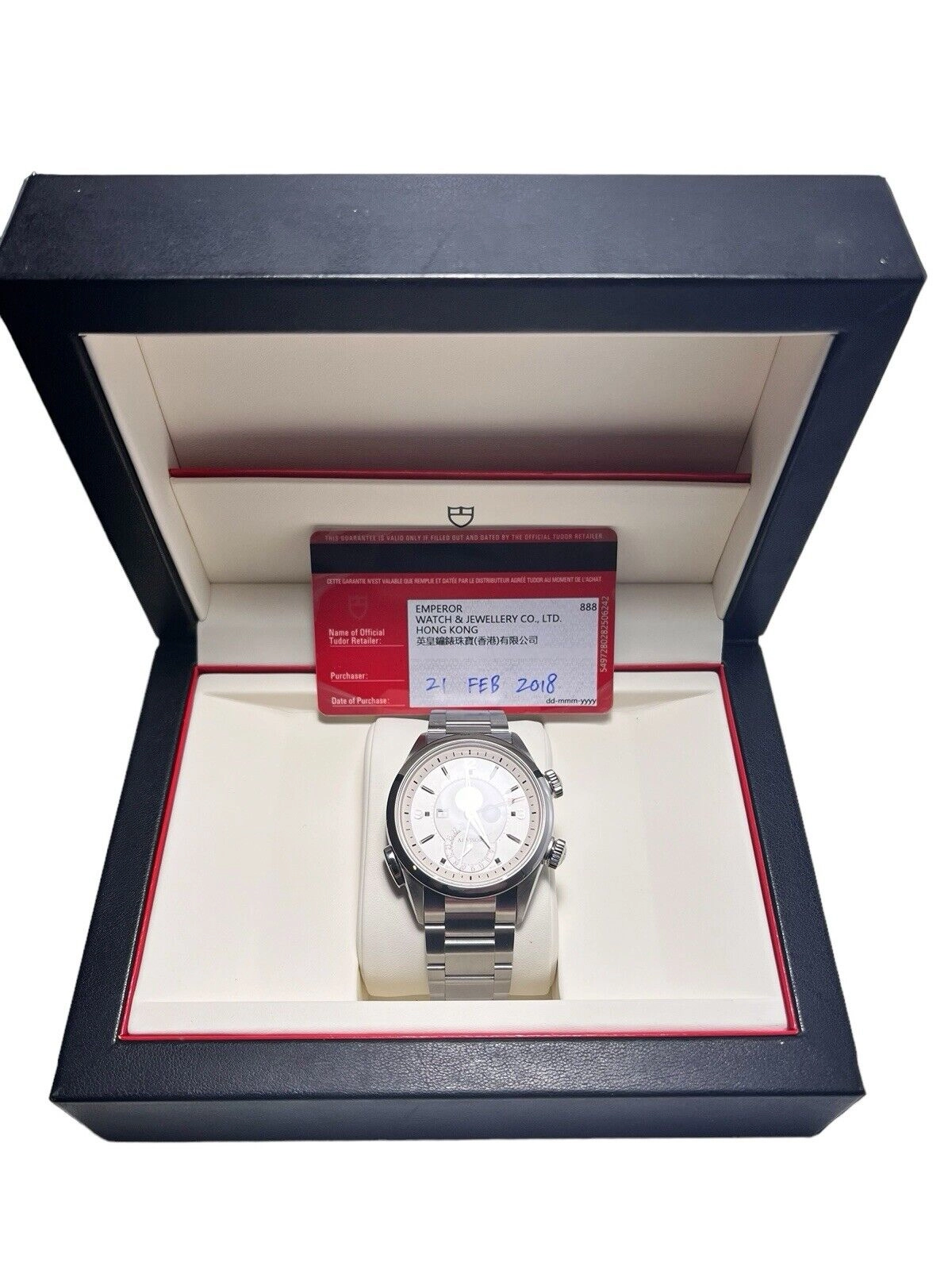 Tudor Heritage Advisor Stainless Steel 42mm Automatic Men’s Watch 79620T