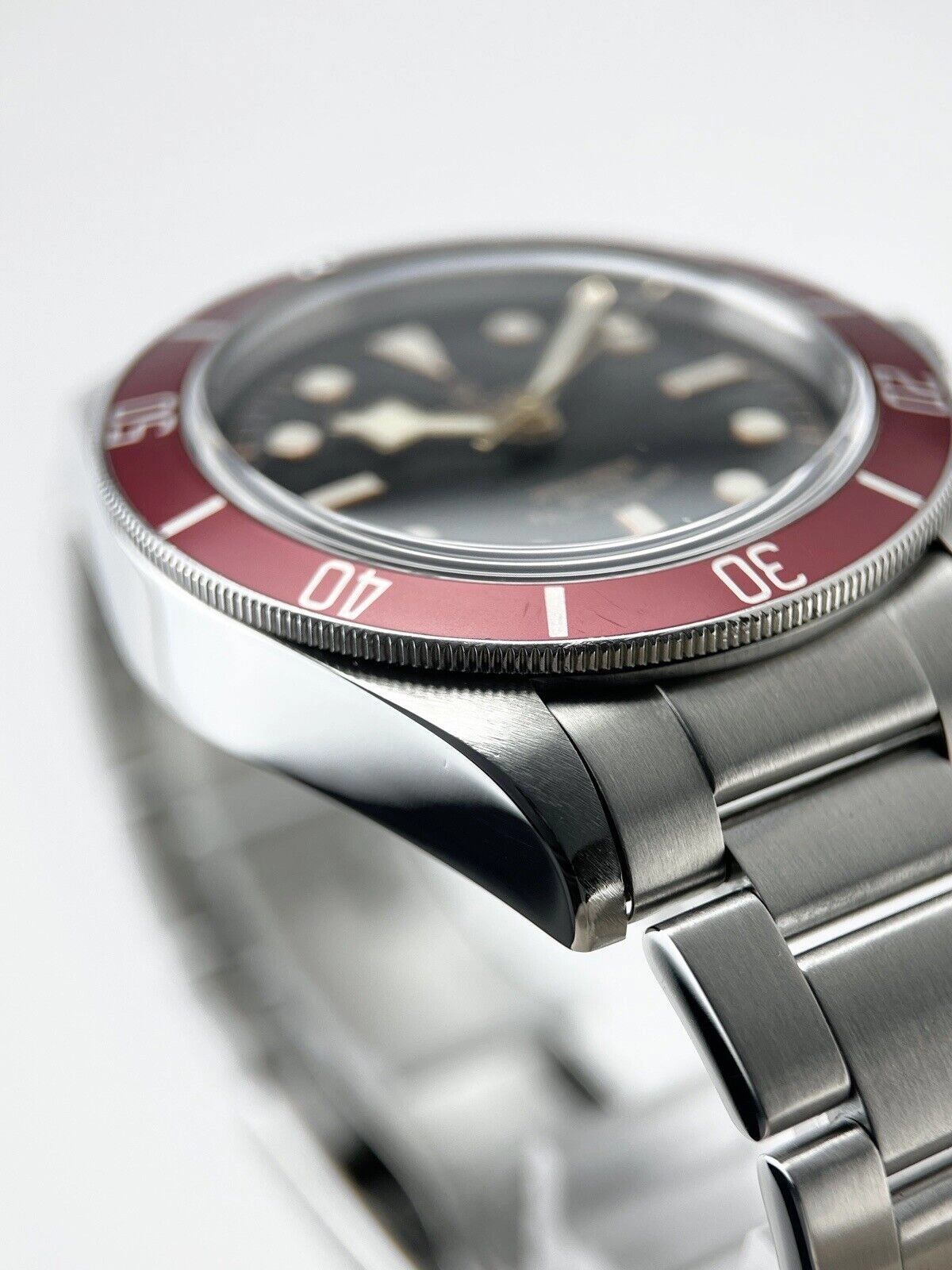 Tudor Heritage Black Bay 79220R Automatic Men's Watch Smiley Dial - Box/Papers