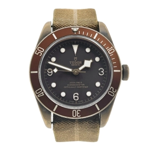 TUDOR Heritage Black Bay 79250B Bronze Brown Dial Automatic Men's Watch B&P