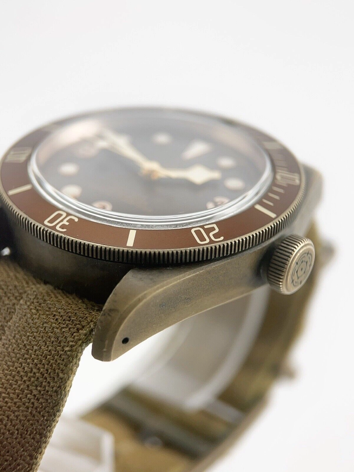TUDOR Heritage Black Bay 79250B Bronze Brown Dial Automatic Men's Watch B&P