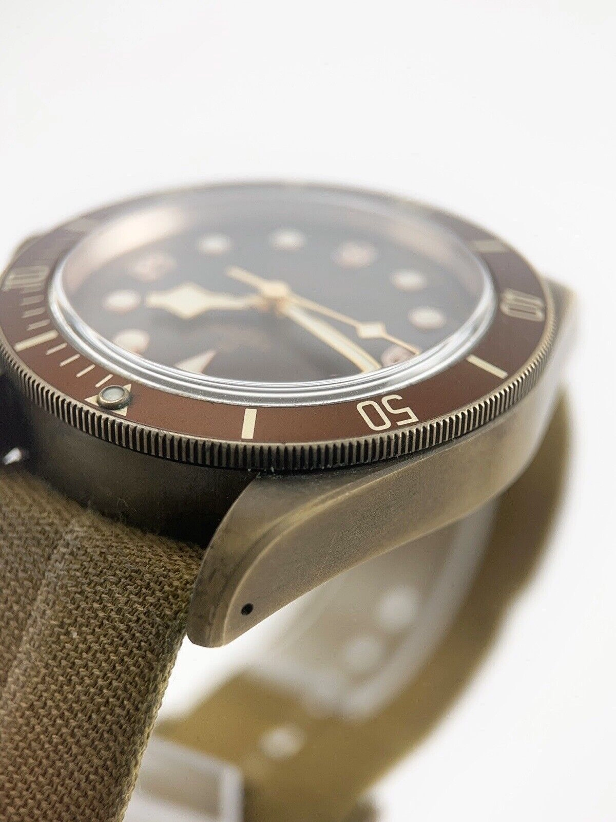 TUDOR Heritage Black Bay 79250B Bronze Brown Dial Automatic Men's Watch B&P