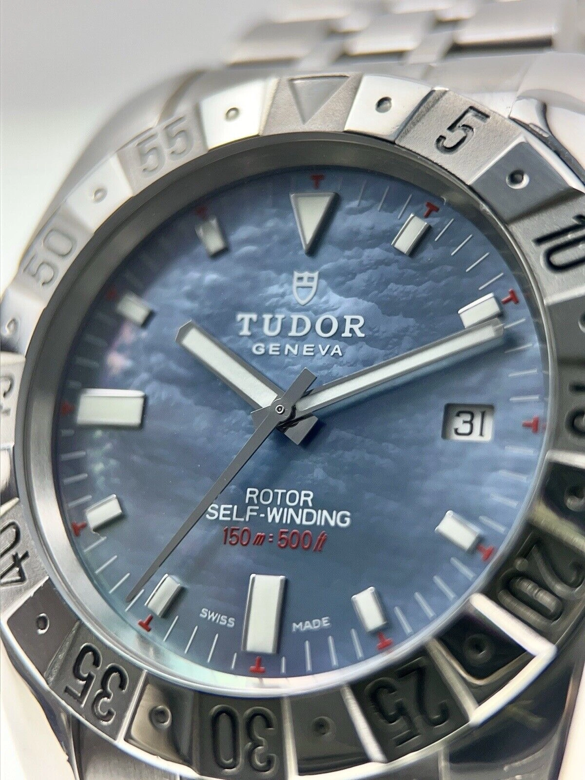 Tudor Hydronaut Steel Blue Mother Of Pearl 41mm Automatic Men’s Watch 20020