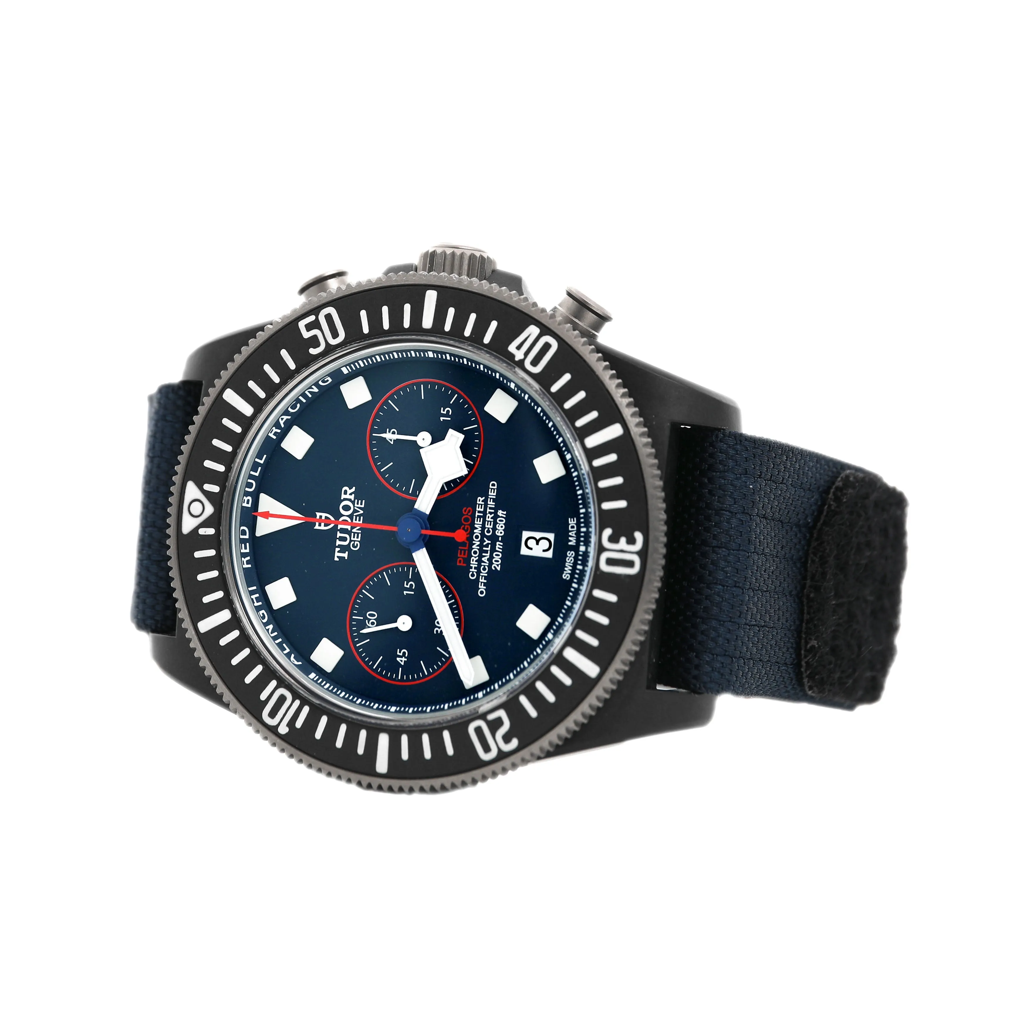 Tudor Pelagos FXD Chrono Carbon Blue Dial 43mm M25807KN-0001 Full Set
