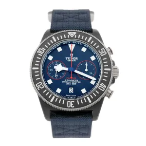 Tudor Pelagos FXD Chrono Carbon Blue Dial 43mm M25807KN-0001 Full Set