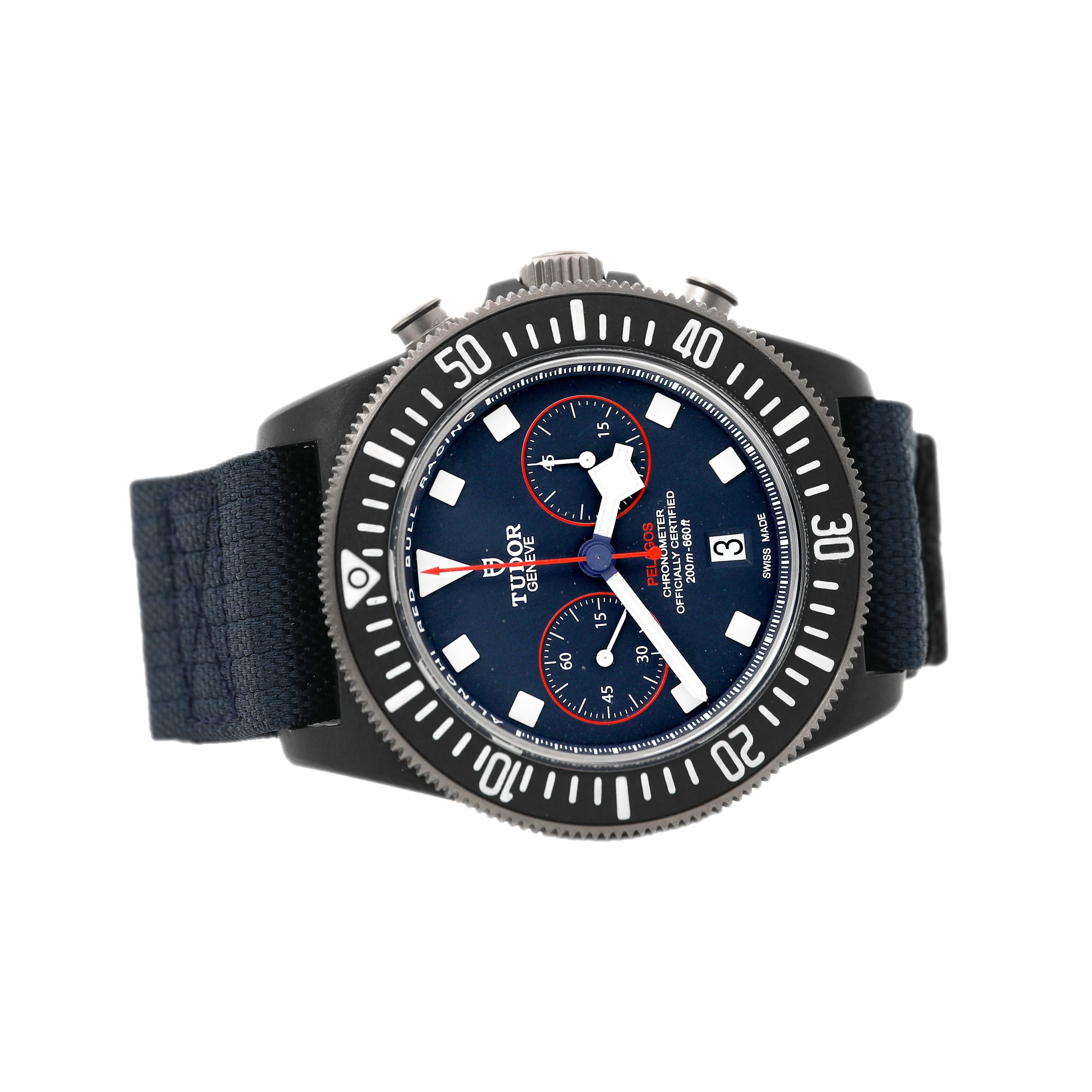 Tudor Pelagos FXD Chrono Carbon Blue Dial 43mm M25807KN-0001 Full Set