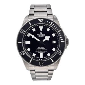 TUDOR Pelagos M25600T Black Dial Titanium 42 mm Men's Date Watch B/P