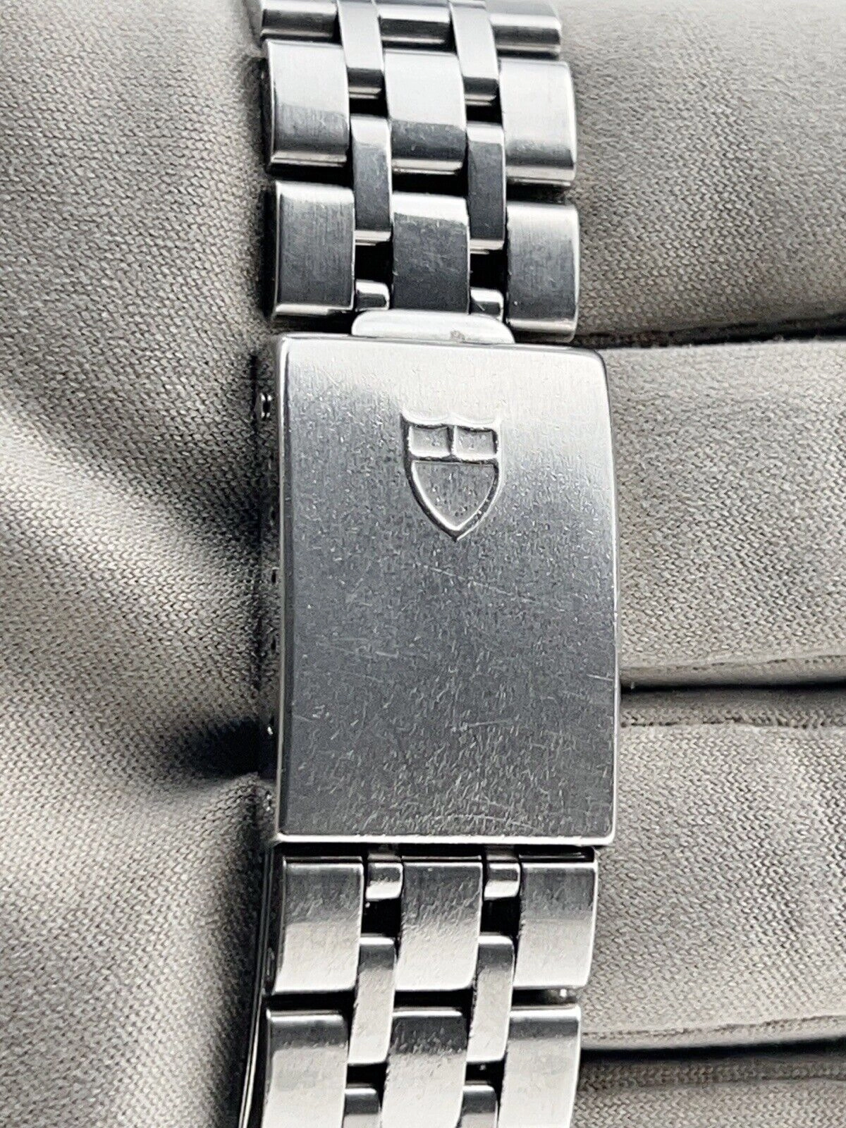 Tudor Prince Date Day 36mm Automatic Silver Linen Dial Ref 76214 Box And Papers