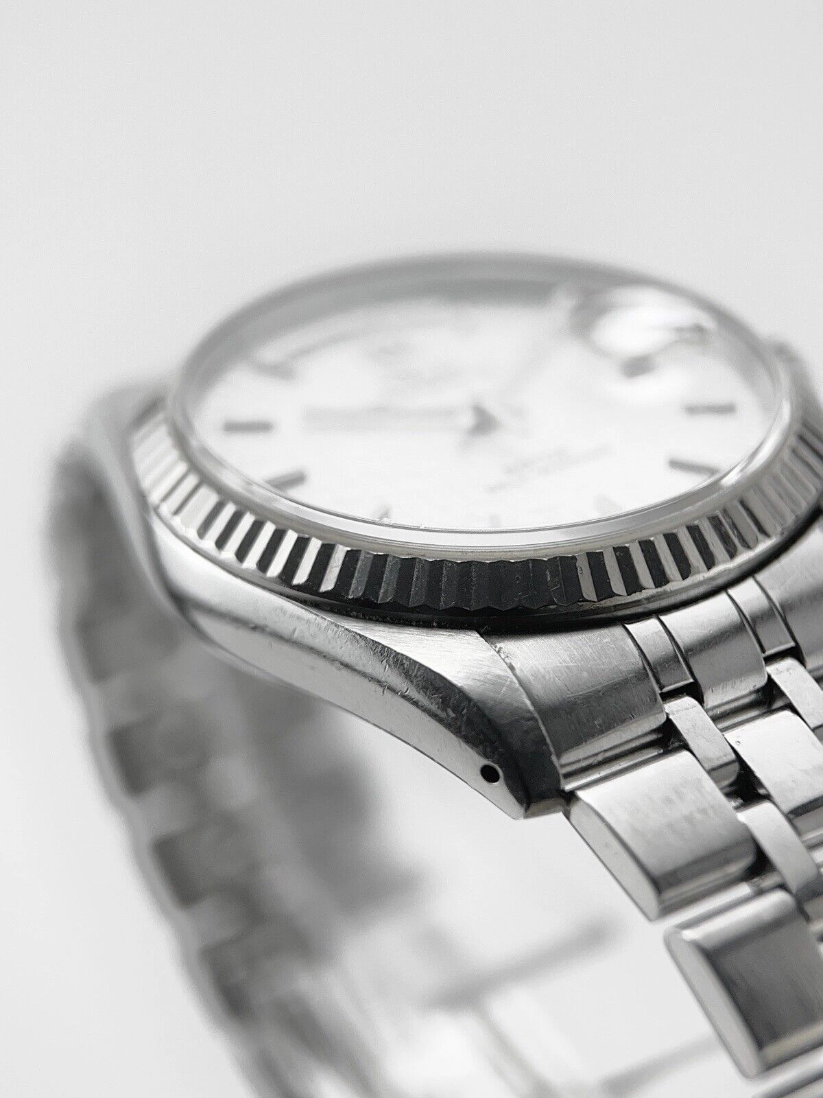 Tudor Prince Date Day 36mm Automatic Silver Linen Dial Ref 76214 Box And Papers