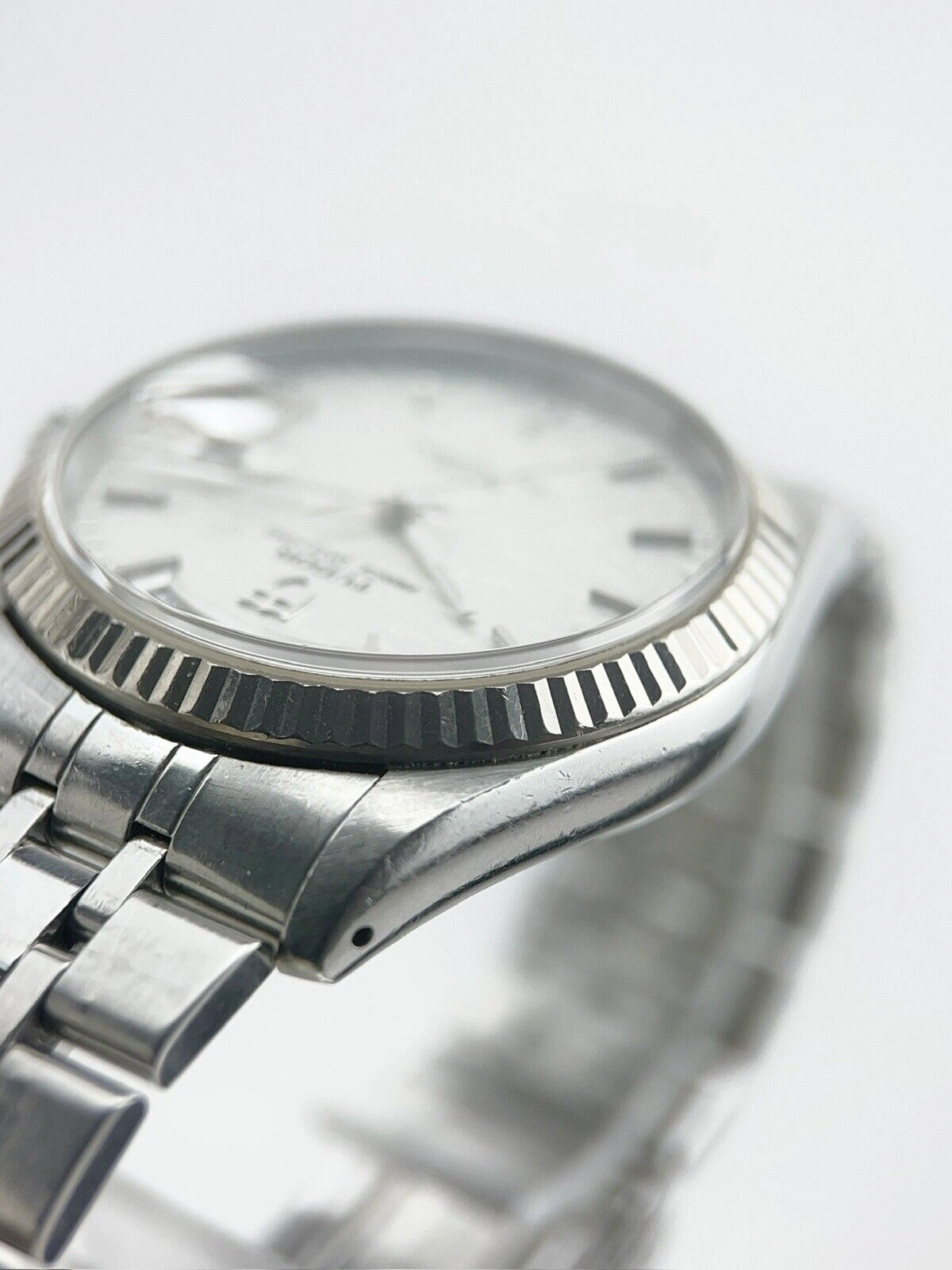 Tudor Prince Date Day 36mm Automatic Silver Linen Dial Ref 76214 Box And Papers