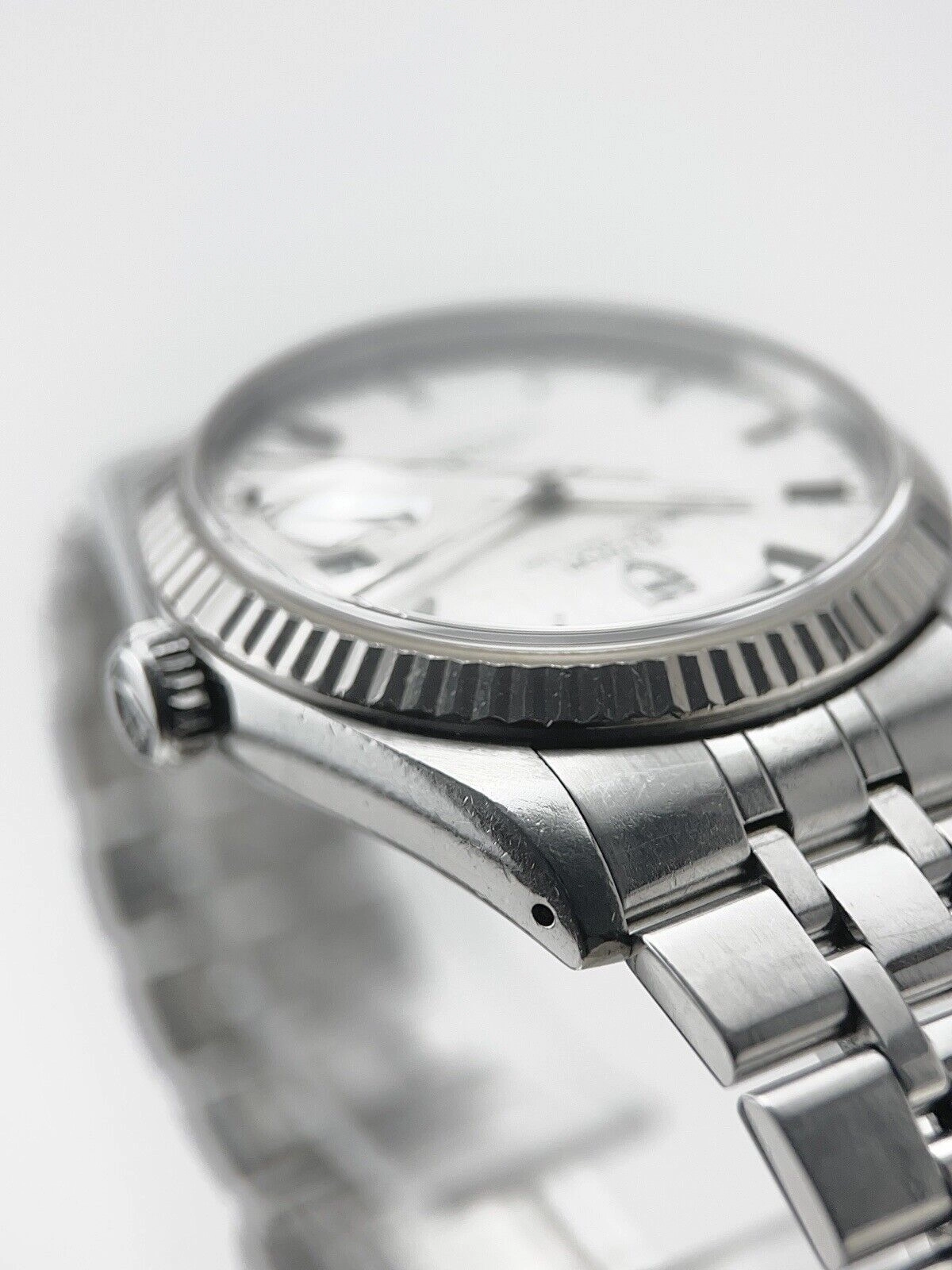 Tudor Prince Date Day 36mm Automatic Silver Linen Dial Ref 76214 Box And Papers