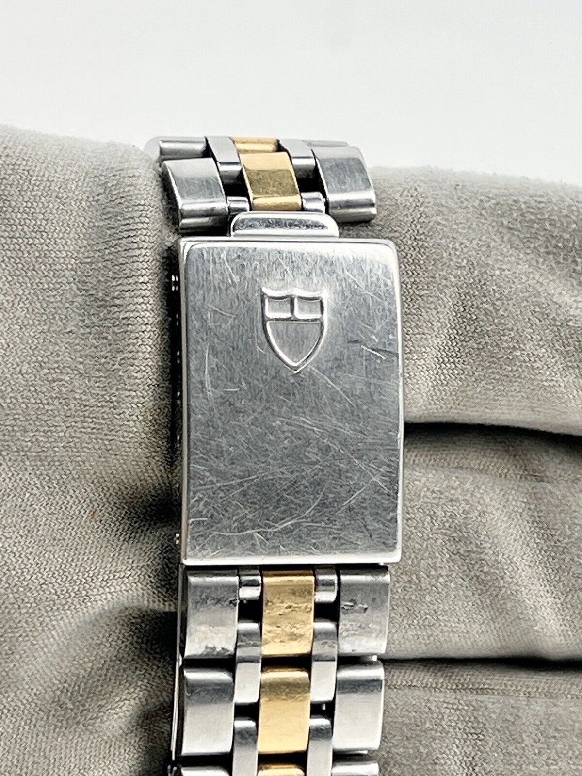 TUDOR Prince Date Day 76213 Gold Diamond Dial Men's Two Tone Automatic Watch