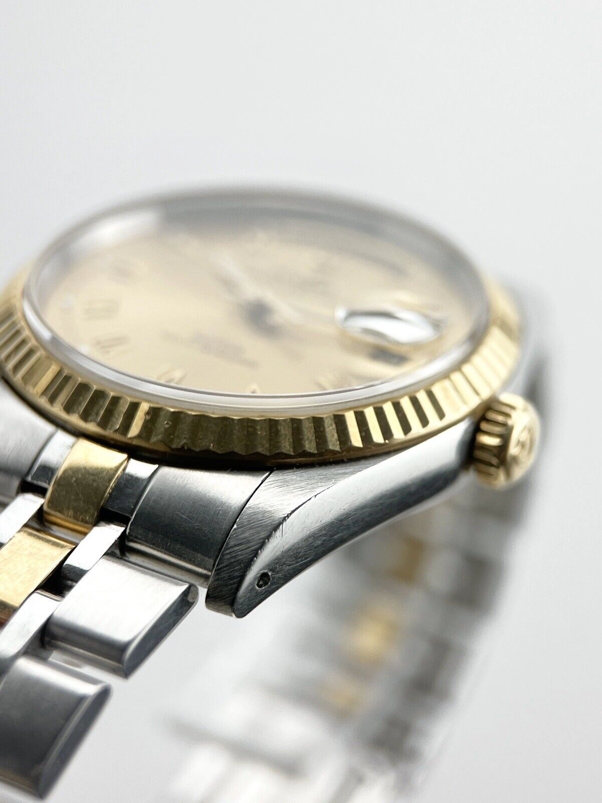 TUDOR Prince Date Day Ref-76213 Champagne Dial Men's Two Tone Automatic B&Ps