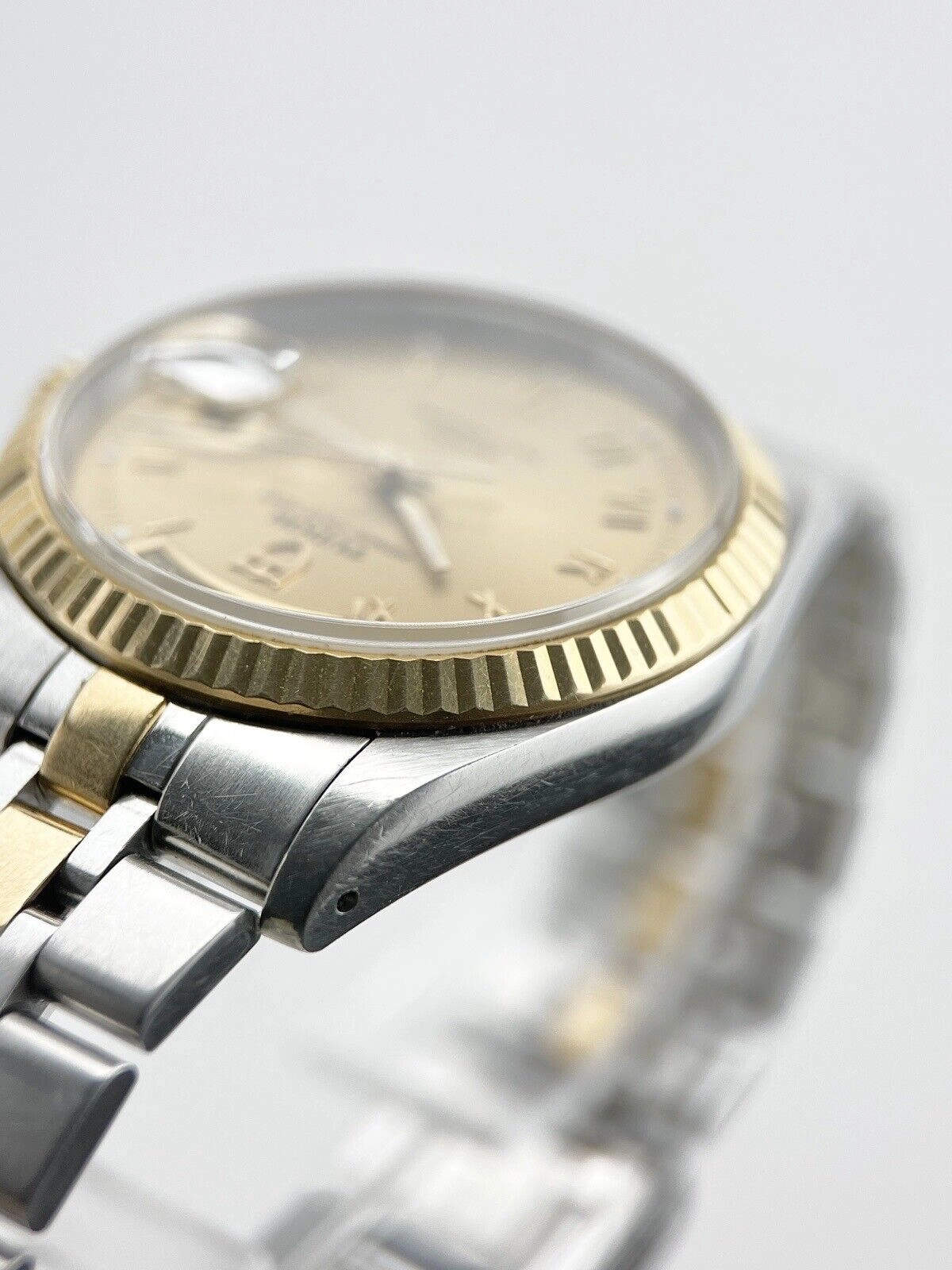 TUDOR Prince Date Day Ref-76213 Champagne Dial Men's Two Tone Automatic B&Ps