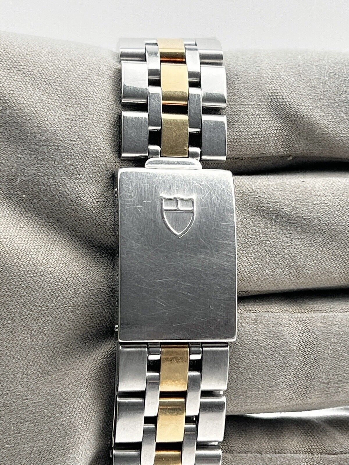 TUDOR Prince Date Day Ref-76213 Champagne Dial Men's Two Tone Automatic B&Ps
