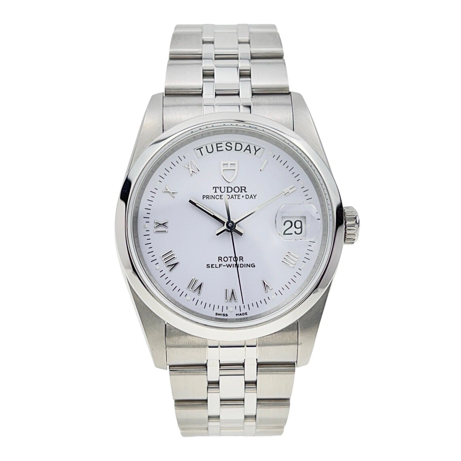 Tudor Prince Date Day Stainless Steel 36mm Automatic Men’s Watch 76200