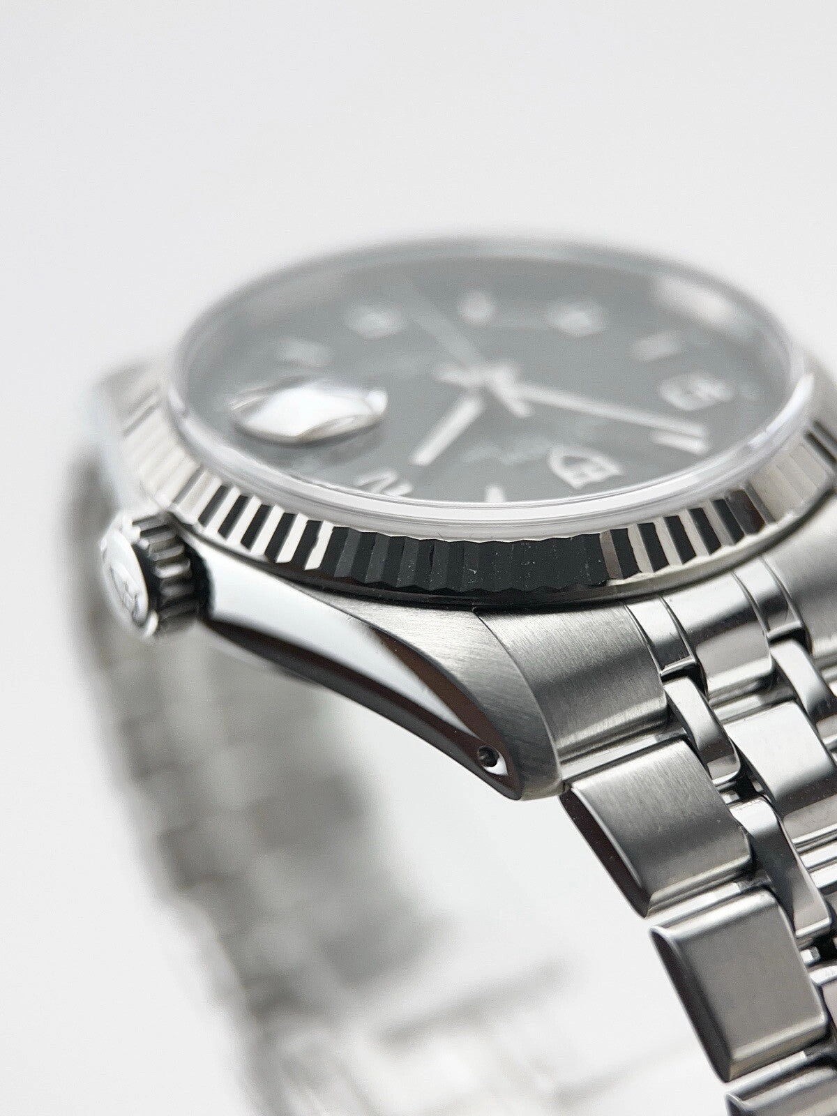 Tudor Prince Date Day Stainless Steel Roman Black 36mm Automatic Men’s Watch