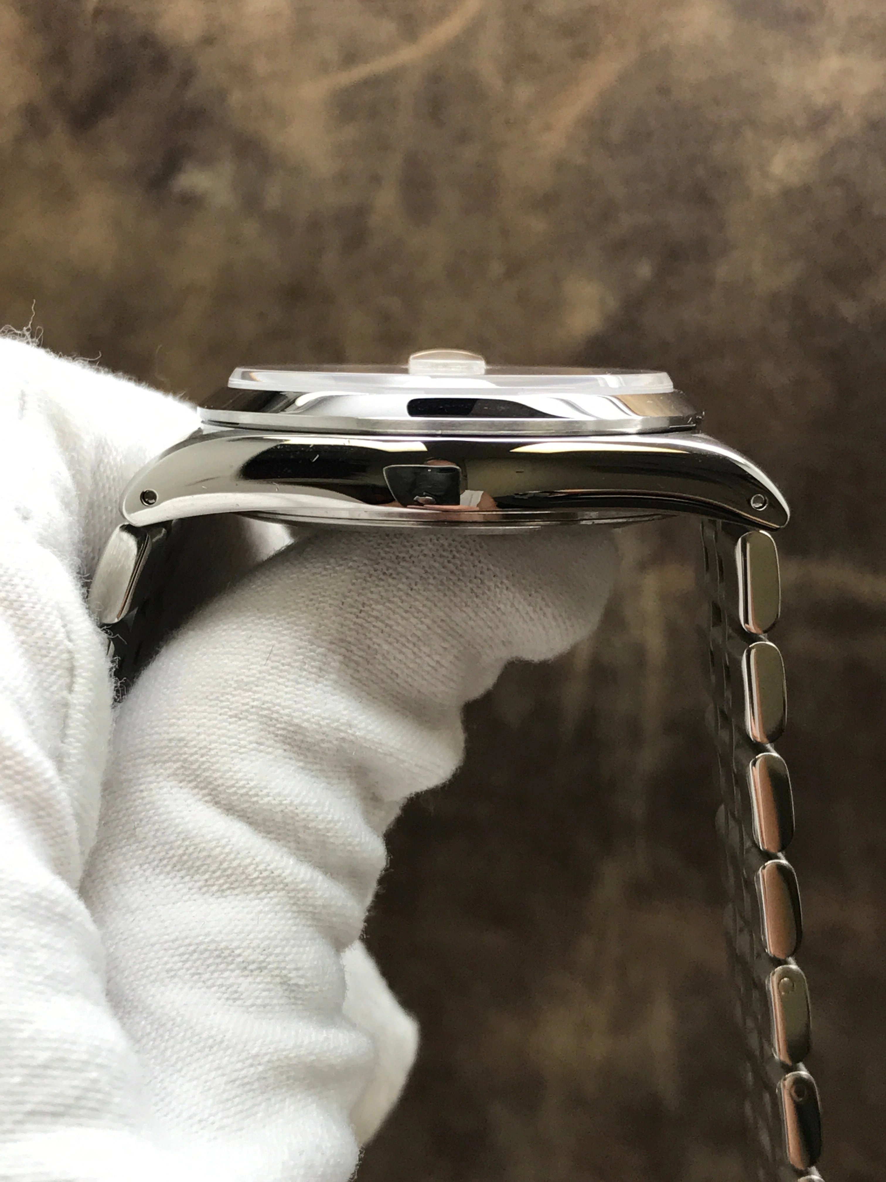 Tudor Prince Day-Date 76200 Offwhite Linen dial Dial Automatic Watch