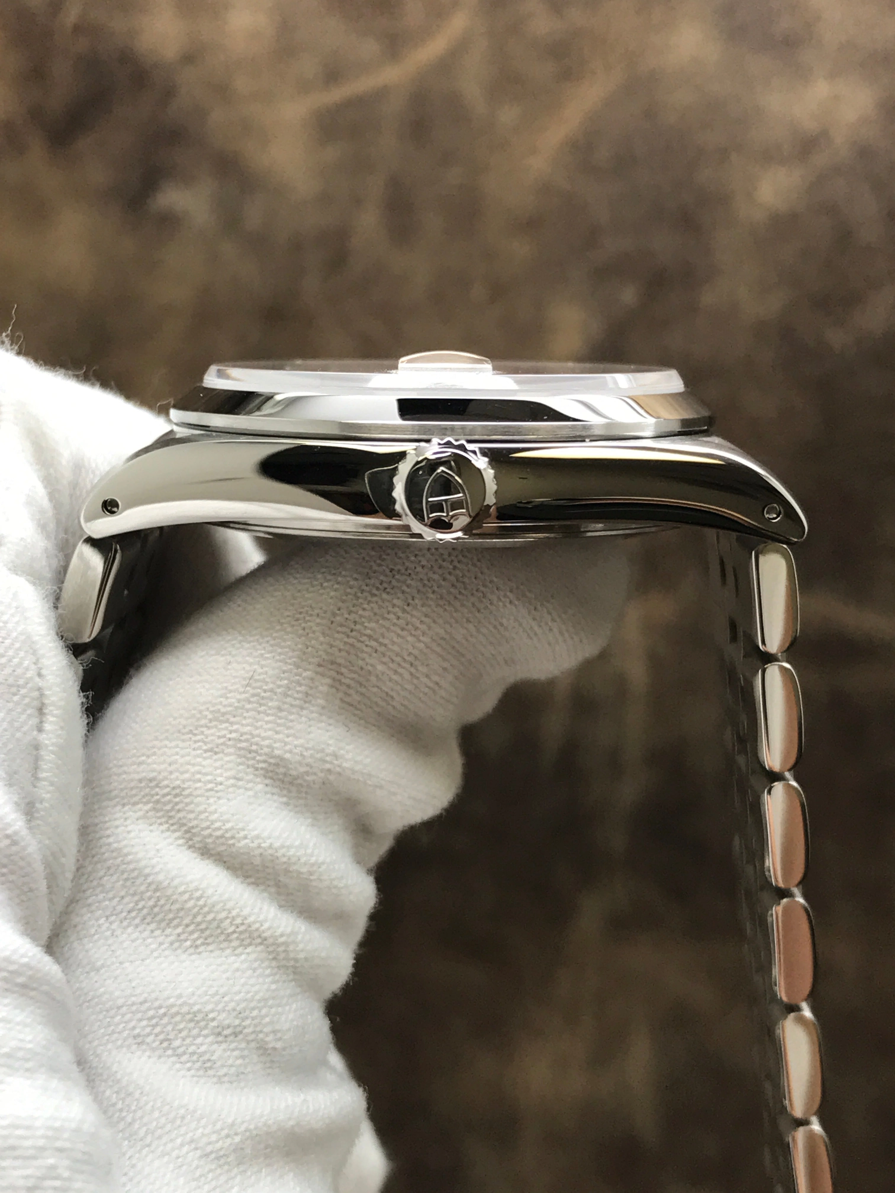 Tudor Prince Day-Date 76200 Offwhite Linen dial Dial Automatic Watch