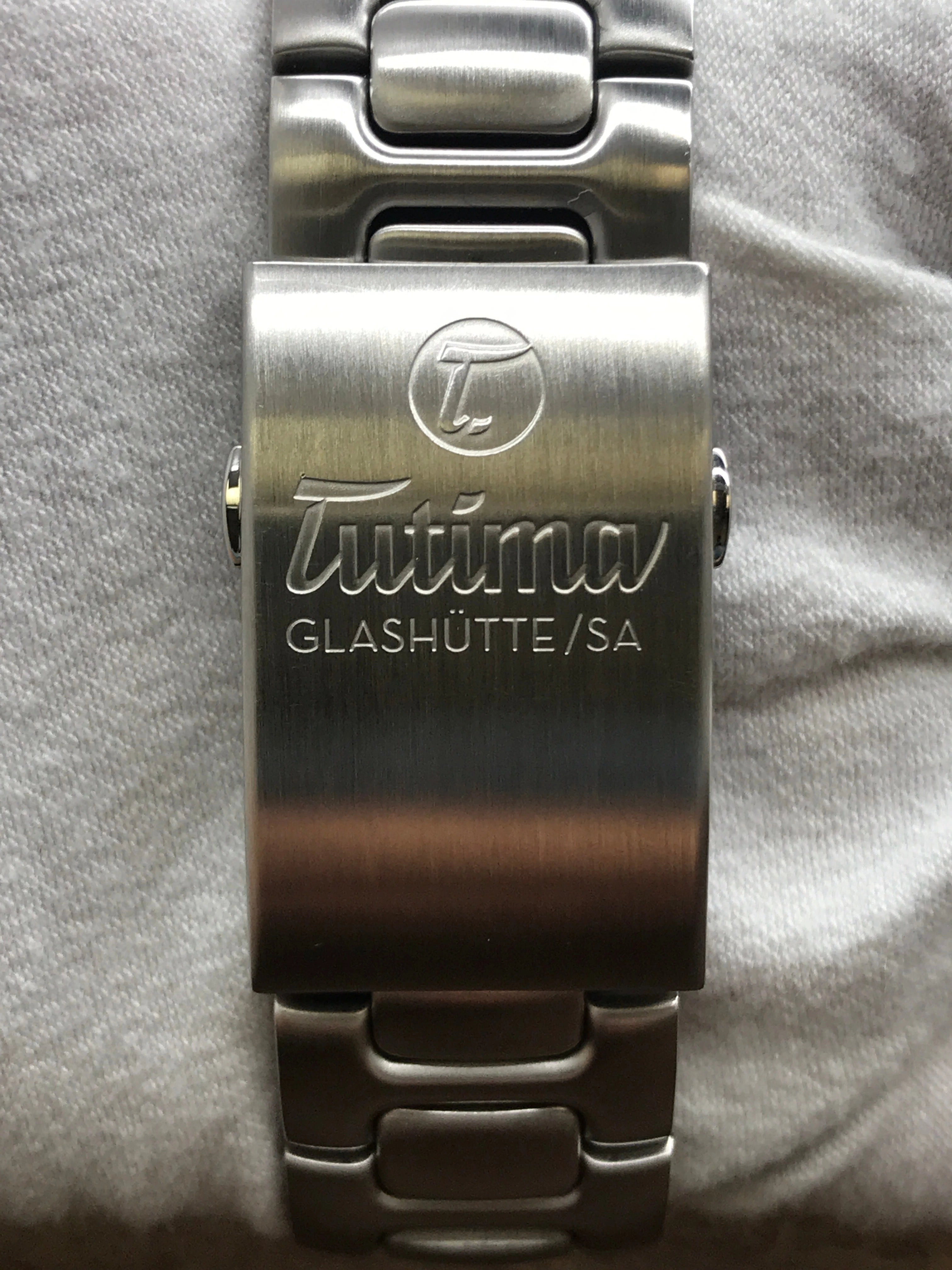 Tutima M2 Seven Seas Glashutte 6155-06 Green Dial Automatic Men's Watch